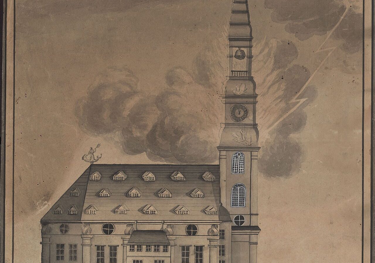 Historische Ansicht der Michaeliskirche