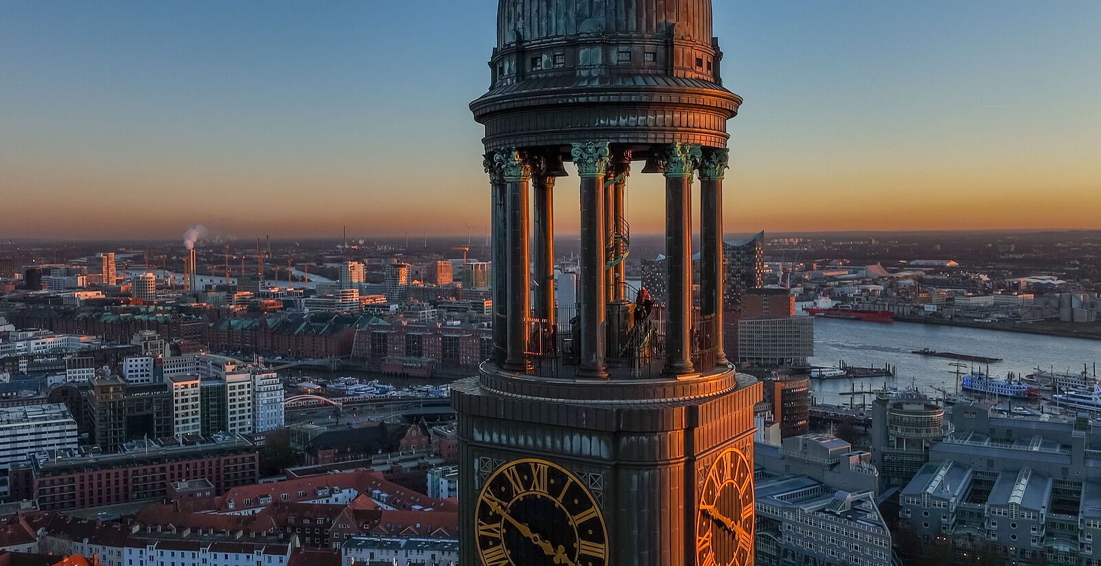 Der Michel – Turmspitze mit Aussichtsplattform