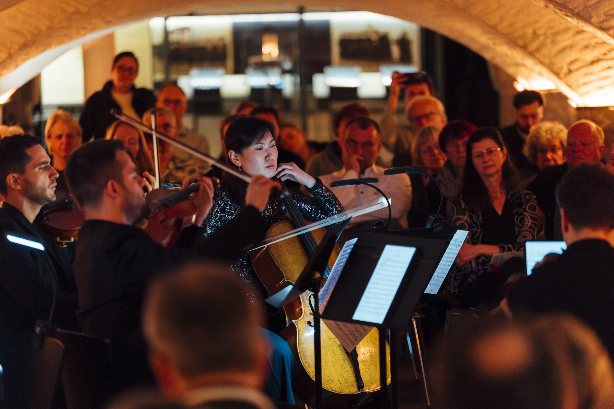 Die Hamburger Camerata spielt in der Michel-Krypta