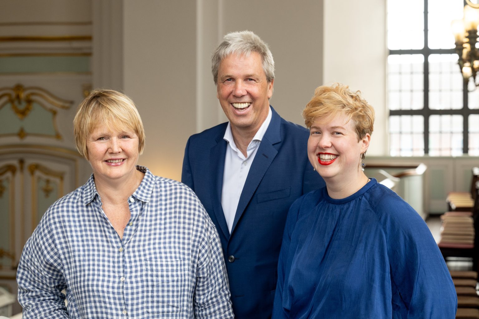 Das Stiftungs-Team Ulrike Andreesen, Michael Kutz und Anne Wessendorf