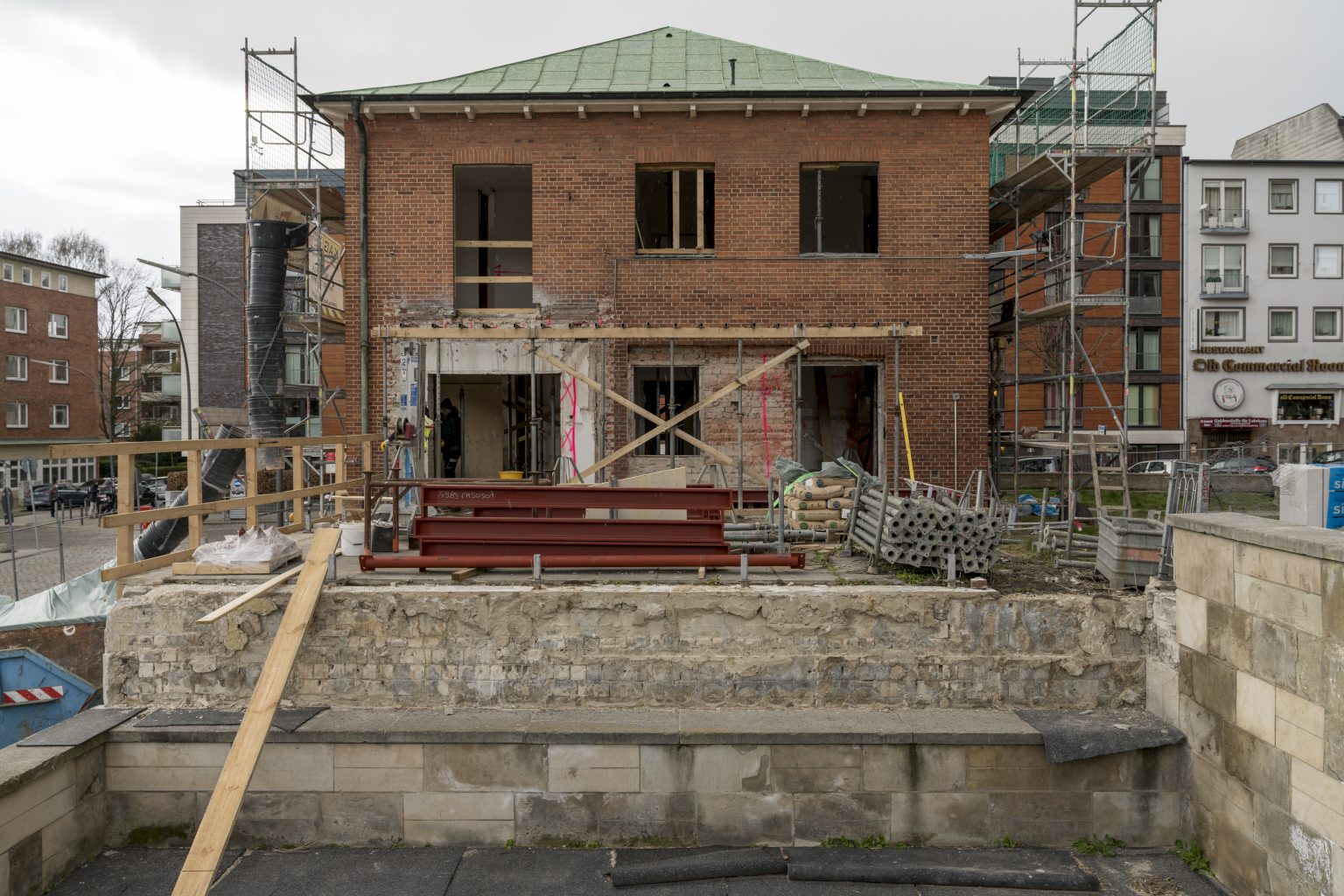 Besucherzentrum Sankt Michaelis im Bau