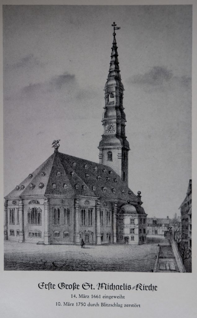 Bild der ersten Großen St. Michaelis-Kirche
