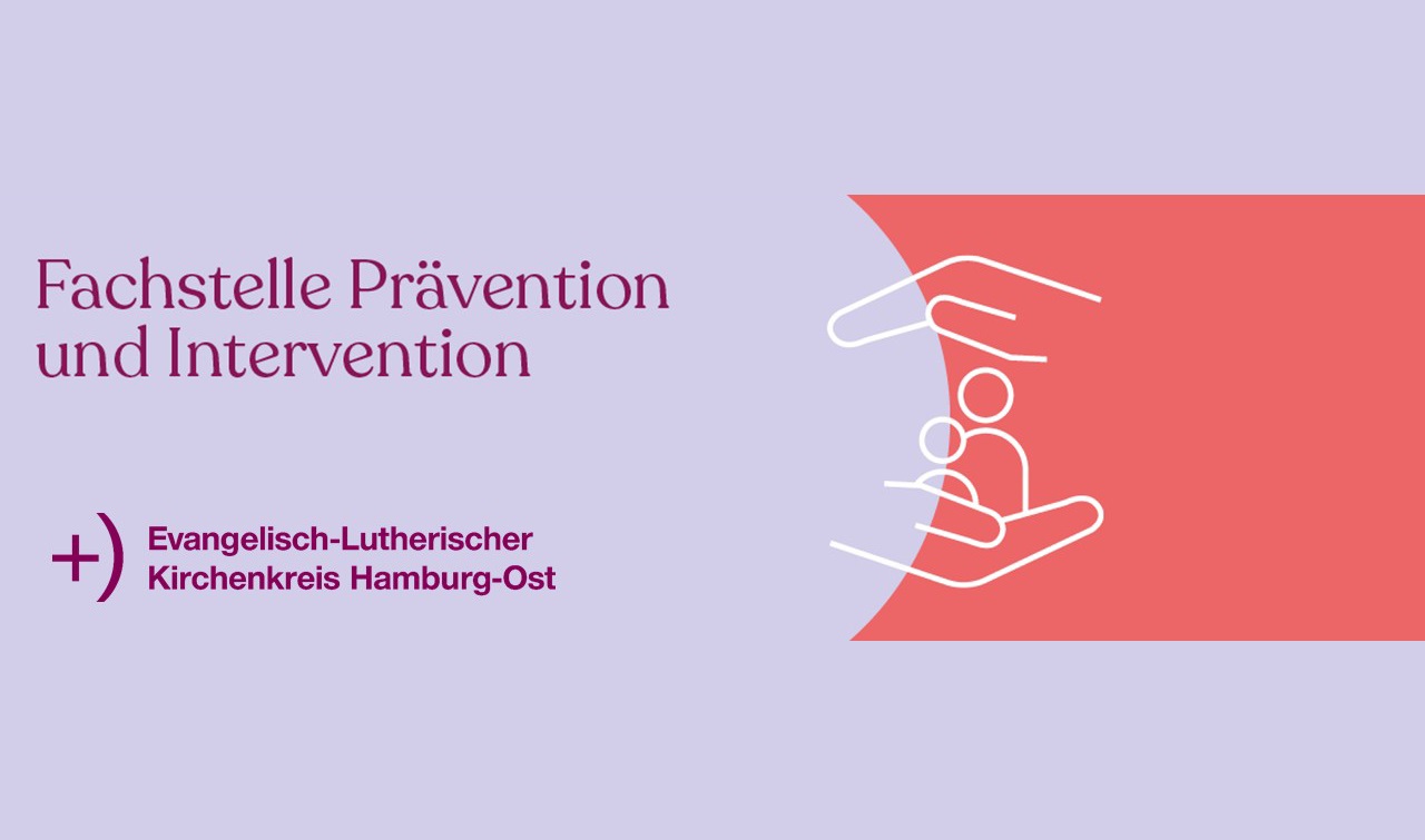 Banner der Fachstelle Prävention und Intervention vom Evangelisch-Lutherischen Kirchenkreis Hamburg-Ost