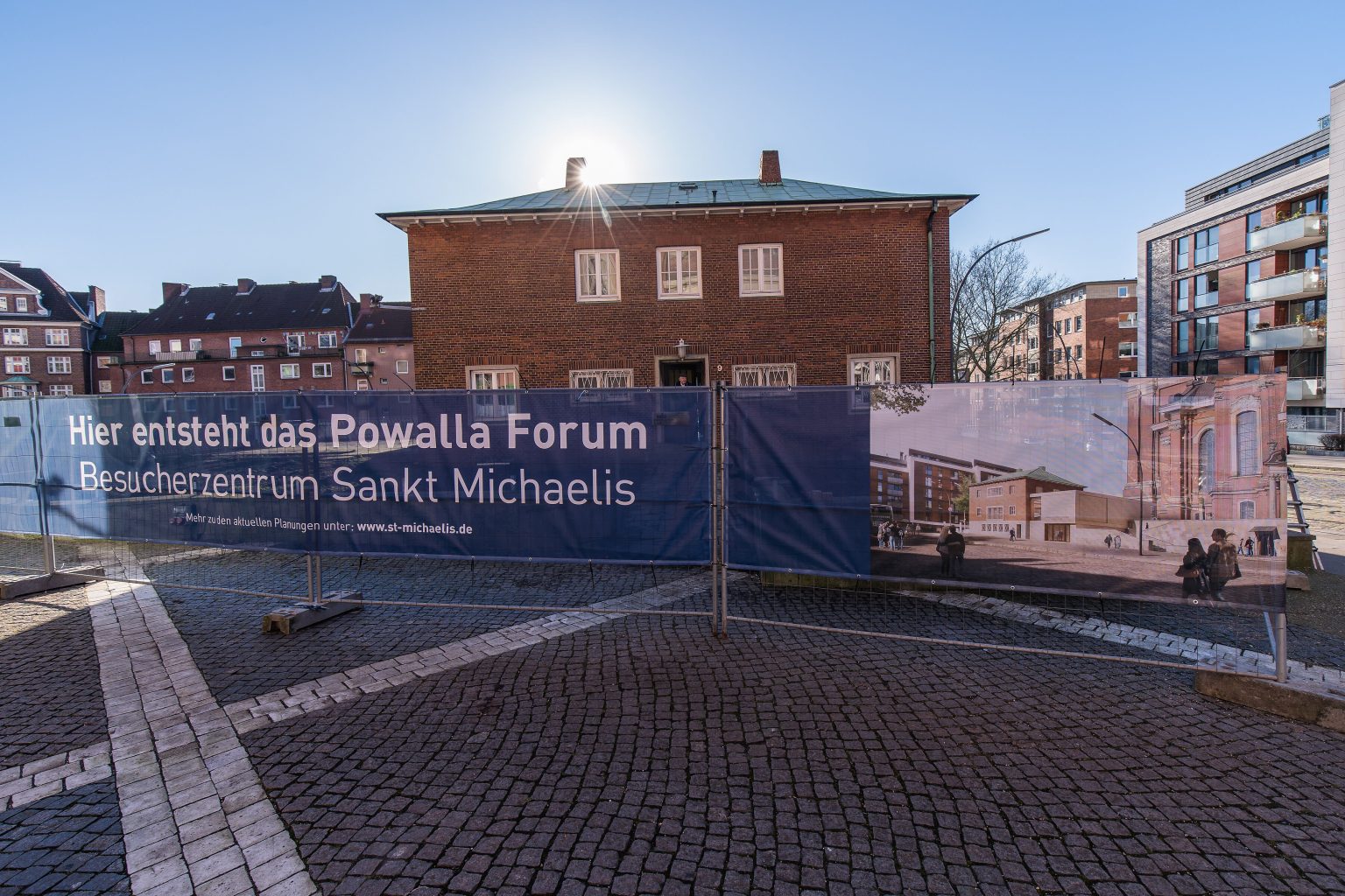 Besucherzentrum Sankt Michaelis im Bau